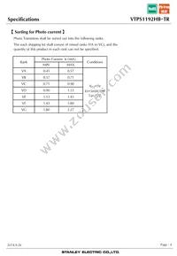 VTPS1192HB Datasheet Page 4