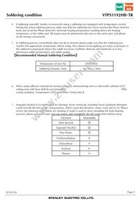 VTPS1192HB Datasheet Page 9