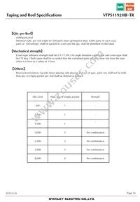 VTPS1192HB Datasheet Page 16