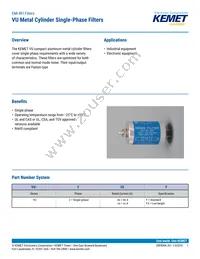 VU-215F Datasheet Cover