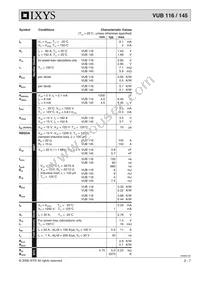 VUB145-16NO1 Datasheet Page 2