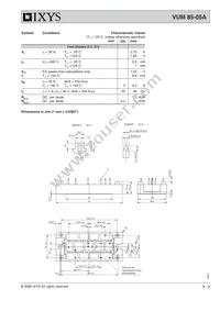 VUM85-05A Datasheet Page 3
