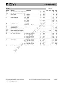 VUO190-08NO7 Datasheet Page 2