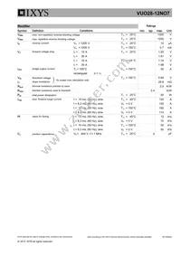 VUO28-12NO7 Datasheet Page 2