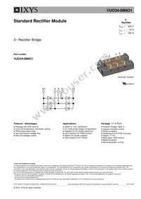 VUO34-08NO1 Datasheet Cover