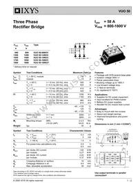 VUO50-18NO3 Datasheet Cover