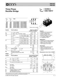 VUO82-16NO7 Datasheet Cover