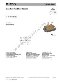 VUO98-16NO7 Datasheet Cover