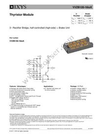 VVZB120-16IOX Datasheet Cover