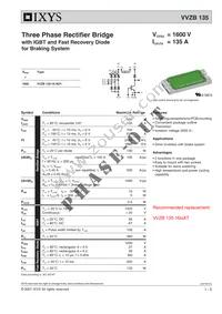 VVZB135-16NO1 Datasheet Cover