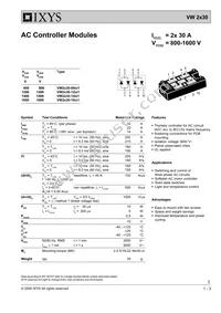 VW2X30-08IO1 Datasheet Cover