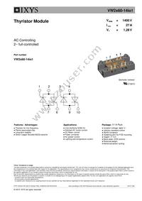 VW2X60-14IO1 Datasheet Cover