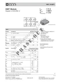 VWI35-06P1 Datasheet Cover