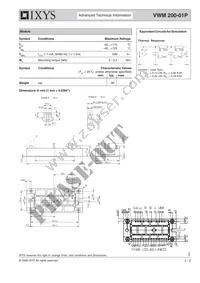 VWM200-01P Datasheet Page 2