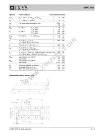 VWO140-08IO1 Datasheet Page 2
