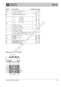 VWO40-16IO7 Datasheet Page 2