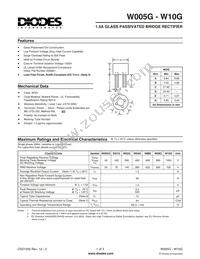 W08G Datasheet Cover