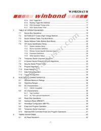 W19B320ATT7H Datasheet Page 2