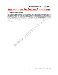 W19B320BTT7H Datasheet Page 4