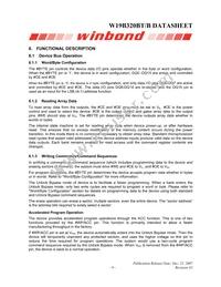 W19B320BTT7H Datasheet Page 9