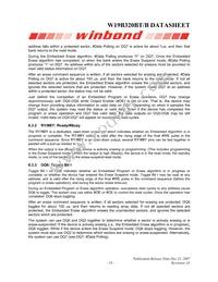 W19B320BTT7H Datasheet Page 18