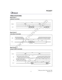 W24257S-70LL T/R Datasheet Page 5