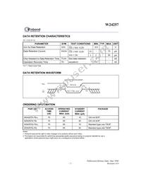 W24257S-70LL T/R Datasheet Page 7