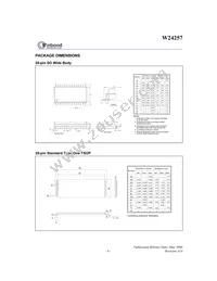 W24257S-70LL T/R Datasheet Page 9