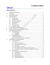 W25B40VSNIG T&R Datasheet Page 2