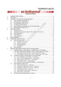 W25N01GVZEIT TR Datasheet Page 2