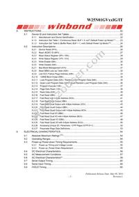 W25N01GVZEIT TR Datasheet Page 3