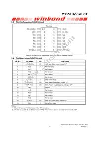 W25N01GVZEIT TR Datasheet Page 9