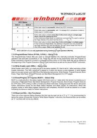 W25N01GVZEIT TR Datasheet Page 21