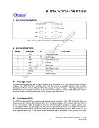W25P40VSNIG T&R Datasheet Page 5