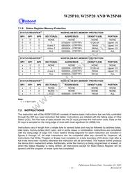 W25P40VSNIG T&R Datasheet Page 11