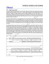 W25P40VSNIG T&R Datasheet Page 18