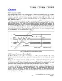 W25P80VSSIG T&R Datasheet Page 23