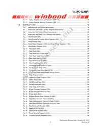 W25Q128BVFJP Datasheet Page 3