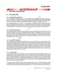 W25Q128BVFJP Datasheet Page 11