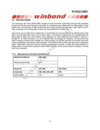 W25Q128BVFJP Datasheet Page 18