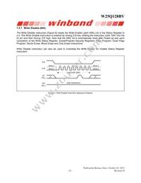 W25Q128BVFJP Datasheet Page 23