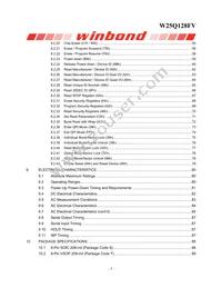 W25Q128FVEIP Datasheet Page 4