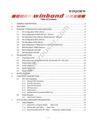 W25Q128FWFIG Datasheet Page 2