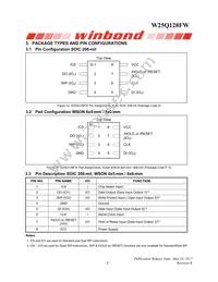 W25Q128FWFIG Datasheet Page 7