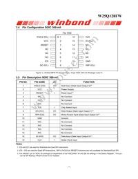 W25Q128FWFIG Datasheet Page 8