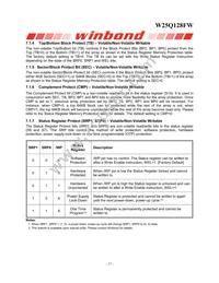 W25Q128FWFIG Datasheet Page 18