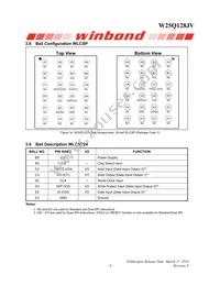 W25Q128JVCIQ Datasheet Page 9