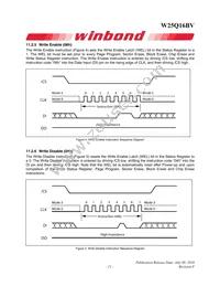 W25Q16BVSSIG TR Datasheet Page 21