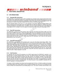 W25Q16CLZPIG TR Datasheet Page 9