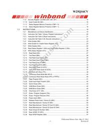 W25Q16CVZPJP Datasheet Page 3